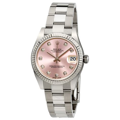 pink rolex with diamonds price|Rolex lady datejust pink dial.